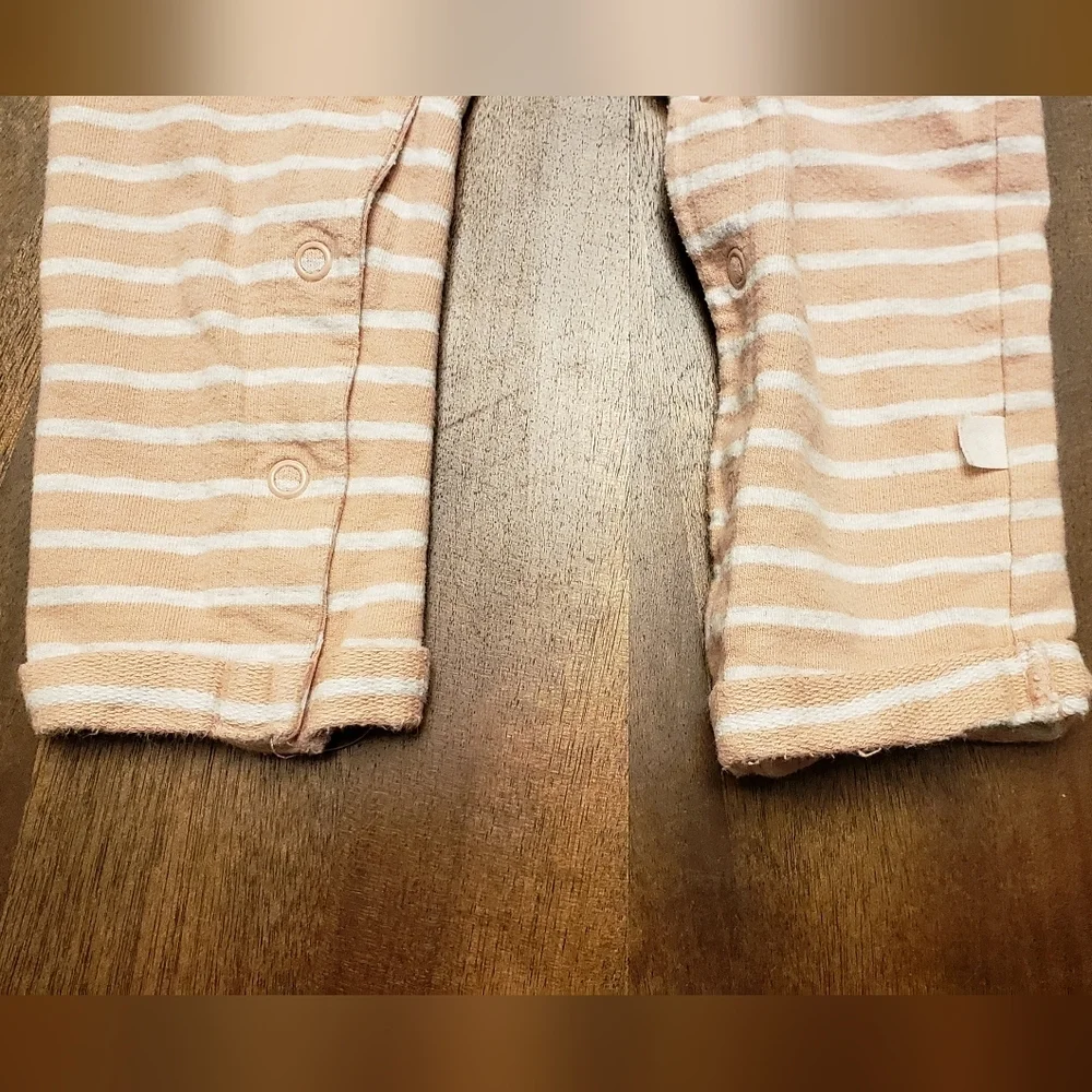 Organic Little Planet By Carter's Striped Sleeveless Baby Girl Romper Size 18m